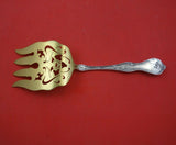 Les Cinq Fleurs by Reed and Barton Sterling Silver Fish Serving Fork GW Pierced