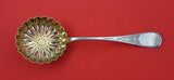 King William Engraved by Tiffany and Co Sterling Pea Spoon GW fluted 8 1/4"