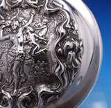 Irian by Wallace Sterling Silver Dresser Jar Lid 5/8" x 4" Art Nouveau (#7790)