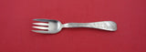 Lap Over Edge Acid Etched By Tiffany Sterling Fish Fork shrimp & seaweed 6 1/2"