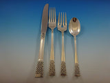 Columbine by Lunt Sterling Silver Flatware Service For 8 Set 59 Pieces