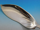 Lap Over Edge Acid Etched by Tiffany Sterling Silver Fish Server Butterflies 13"