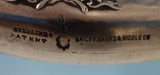Empire by Durgin Sterling Silver Hand Mirror Round with Crown Cornucopia (#1726)