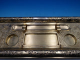 Floral by Gorham Sterling Silver Desk Set 12pc Vermeil 17" x 5 1/2" (#7860)