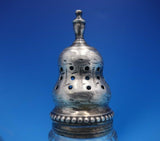 Joseph and John Angell English Victorian Sterling Silver Glass Cruet Set (#4054)