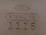 Mueck-Carey Sterling Silver Compote w/ Pcd Floral Design on Base #1115 (#2024)
