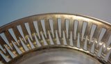 Lebkuecher Sterling Silver Compote with Pierced Rim 3 1/2" x 5" #2167/3 (#2997)