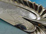 Japanese by Tiffany and Co Sterling Silver Crumber Butterfly and Floral Motif