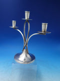 Reed & Barton X28 Sterling Silver Candelabra Mid-century 3-light c.1950 (#6205)