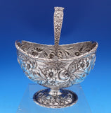 Repousse by Kirk Sterling Silver Sugar Basket #83D 925/1000 7.7 ozt. (#8129)