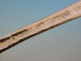 Lap Over Edge Acid Etched by Tiffany Sterling Silver Fish Server Butterflies 13"
