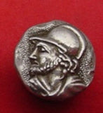 Medallion aka Etruscan aka Homeric by Shiebler Sterling Cuff Links 1/2" Diameter