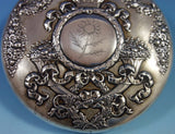 Empire by Durgin Sterling Silver Hand Mirror Round with Crown Cornucopia (#1726)