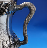 Grape Vine by Gorham Sterling Silver Loving Cup Cooler #A1112 dated 1901 (#7487)