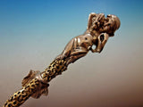 Tiffany and Co. Sterling Silver Punch Ladle with 3D Mermaid and Dolphin GW 15"