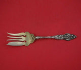 Les Six Fleurs by Reed and Barton Sterling Silver Cold Meat Fork GW Art Nouveau