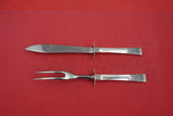 Columbine by Lunt Sterling Silver Steak Carving Set HH WS knife 10 1/4" fork 9"