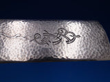 Lap Over Edge Acid Etched by Tiffany and Co Sterling Silver Page Turner (#7853)