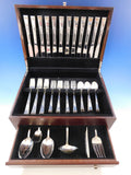 Classic Rose by Reed & Barton Sterling Silver Flatware Set for 12 Service 54 pcs