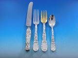 Chrysanthemum by Tiffany & Co Sterling Silver Flatware Set Service 48 pieces
