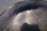 Egyptian .900 Silver Serving Plate with Medallion in Center Black Detail (#8548)