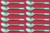 Classic Rose by Reed and Barton Sterling Silver Teaspoon Set 12 pcs 6"