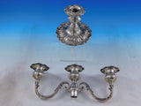 Francis I by Reed & Barton Sterling Silver Candelabra pair 3-light Short X569