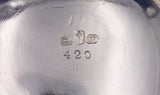 Bust by Gorham Sterling Silver Sugar & Creamer #420 Dated 1868 (#8404)