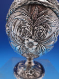 Repousse by Kirk Sterling Silver Sugar Basket #83D 925/1000 7.7 ozt. (#8129)