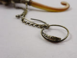 Sterling Art Nouveau Tussie Mussie Posey Posy Holder with Leaf Cup (#J1292)