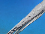 Lap Over Acid Etched by Tiffany Sterling Silver Ice Tong Large Claw w/ Flowers