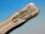 Lap Over Edge Acid Etched by Tiffany Sterling Silver Roast Carving Set Cow Motif