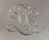 Henckel Sterling Silver Cake Stand Pierced and Engraved #888 (#1584)