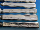 Lap Over Edge Acid Etched by Tiffany Sterling Silver Roast Carving Set 6 Piece