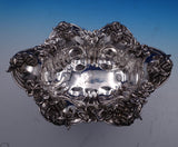 Blackinton Sterling Silver Oyster Basket w/ Four Leaf Clover and Blossom (#7799)