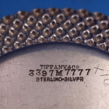 Tiffany and Co Sterling Silver Butter Pat GW Beaded Rim 2 3/4" Diameter (#8595)