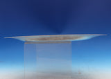 Egyptian .900 Silver Serving Plate with Medallion in Center Black Detail (#8548)