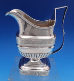 Floral by Unknown Sterling Silver Milk Pitcher Gadroon Edge 6 3/4" (#8484)