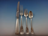 Palm by Tiffany & Co. Sterling Silver Flatware Set Service 8 Dinner 50 Pieces