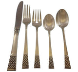 Columbine by Lunt Sterling Silver Flatware Service For 8 Set 59 Pieces