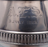 Bust by Gorham Sterling Silver Sugar & Creamer #420 Dated 1868 (#8404)