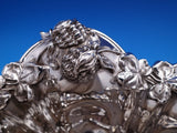 Blackinton Sterling Silver Oyster Basket w/ Four Leaf Clover and Blossom (#7799)