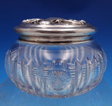 Violet by Wallace Sterling Silver and Cut Crystal Dresser Jar #3500 (#8234)