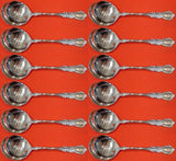 Georgian Rose by Reed & Barton Sterling Silver Cream Soup Spoon Set 12 pcs 6"