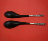 Contessina by Towle Sterling Silver Salad Serving Set 2pc with Nylon 12 1/8"