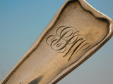 Lap Over Edge Acid Etched by Tiffany Sterling Silver Ice Cream Server GW 11 3/8"