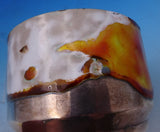 Ingmar Haanman Danish Sterling Silver Oyster Serving Bowl with Enamel (#8584)