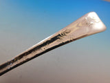 Lap Over Edge Acid Etched by Tiffany Sterling Silver Fish Server Butterflies 13"