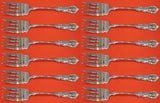 Georgian Rose by Reed & Barton Sterling Silver Salad Fork Set 12 pcs 6 1/4"