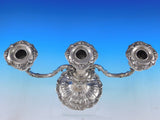 Francis I by Reed & Barton Sterling Silver Candelabra pair 3-light Short X569
